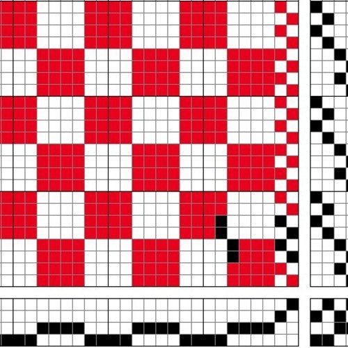 Jafabinding 4/4, með einskeftu