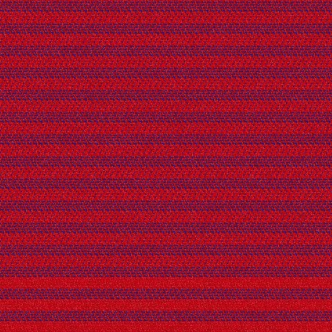 Fabric display of expanded twill.