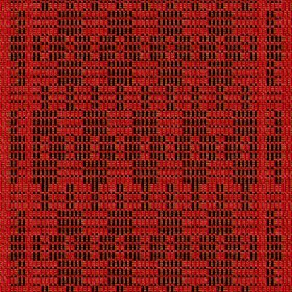 Þráðarbrekán, útlit af fjórkafla munstri