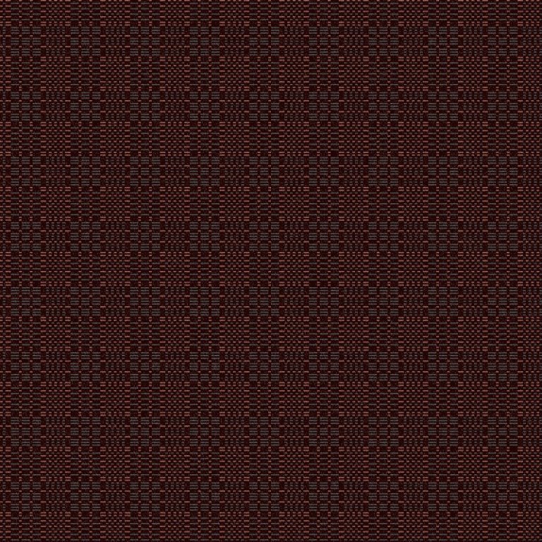 Fabric display of coverlet no. 1 in monk's belt.