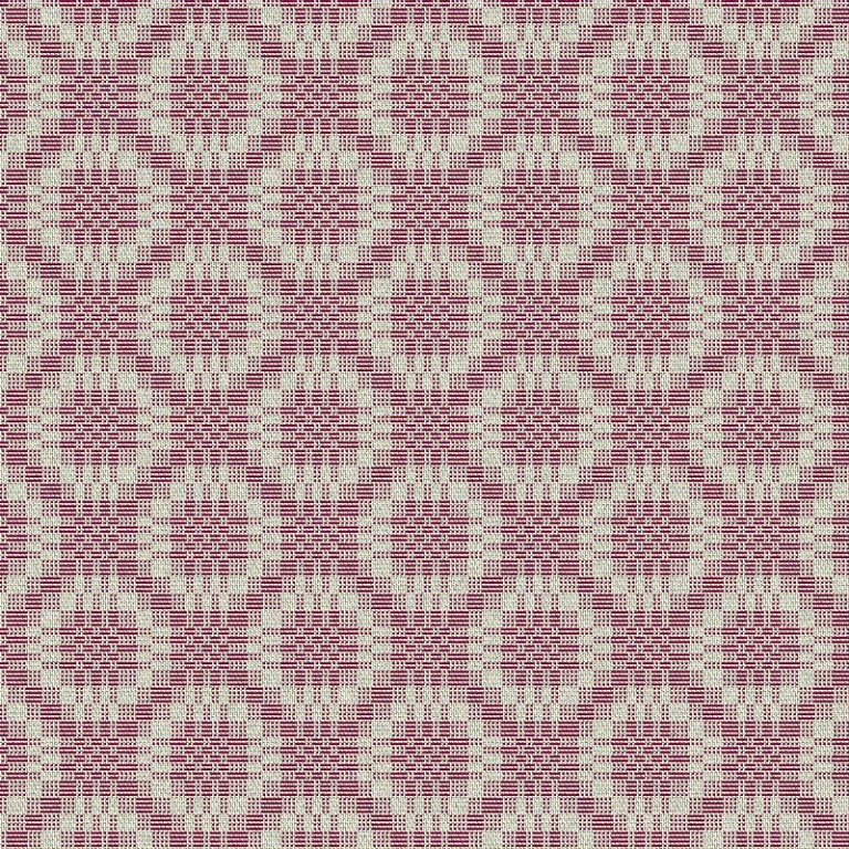 Fabric display of daldrall (overshot).