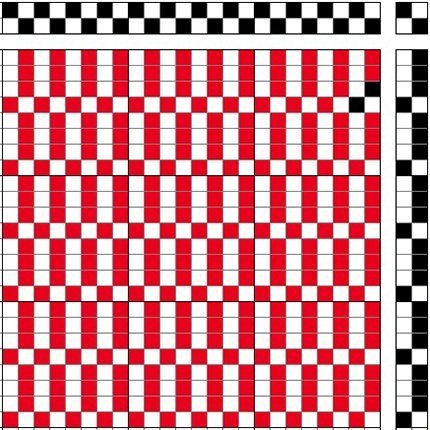 Warp rip - thick and thin weft.