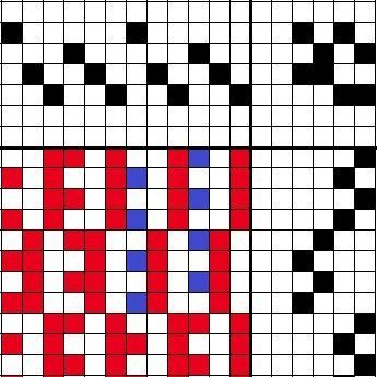 Warp rip with auxiliary binding threads.