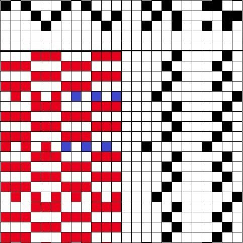 Draft for a type of warp rip.