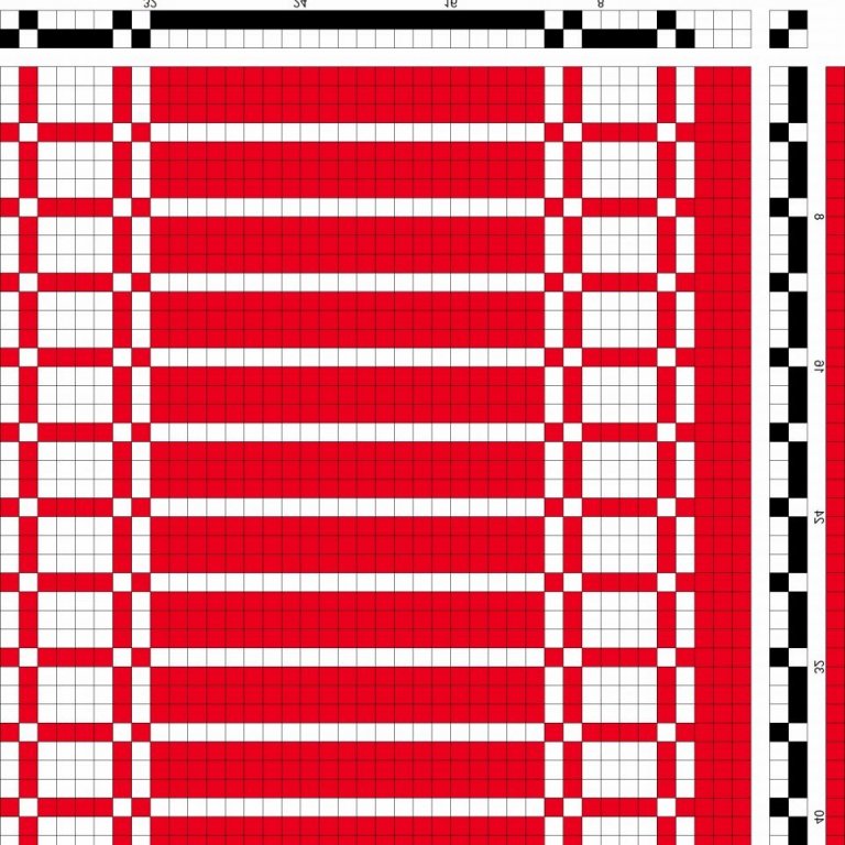 Two-block profile draft for warp rip.
