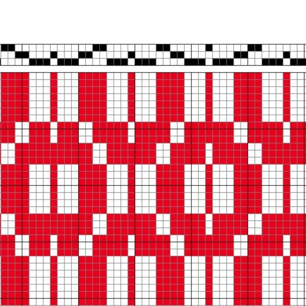 Two-block profile draft for warp rip.