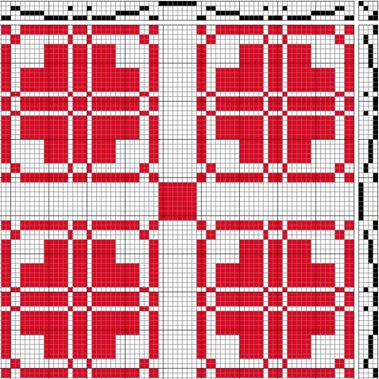Four-block pattern.