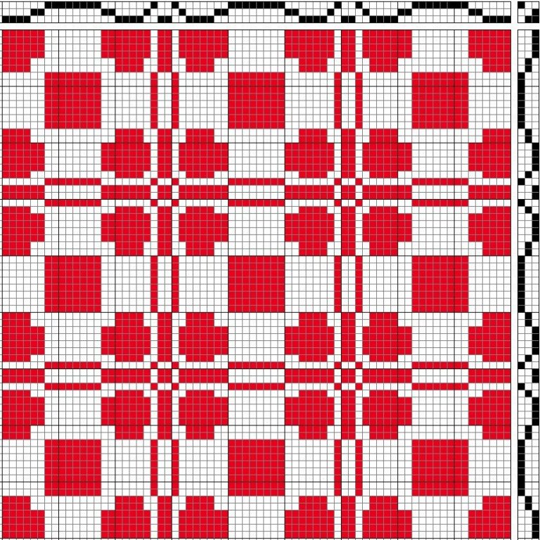 Three-block pattern.