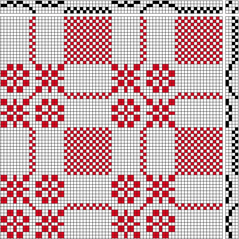 Four-block pattern.