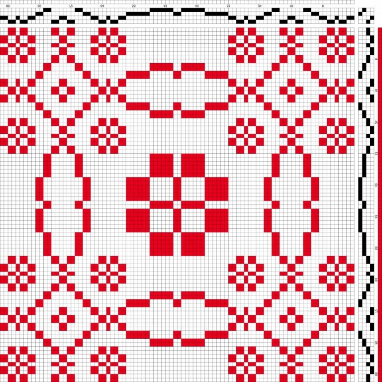 Four-block pattern.