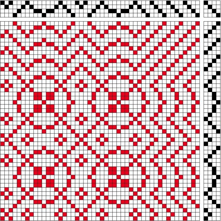 Four-block pattern.
