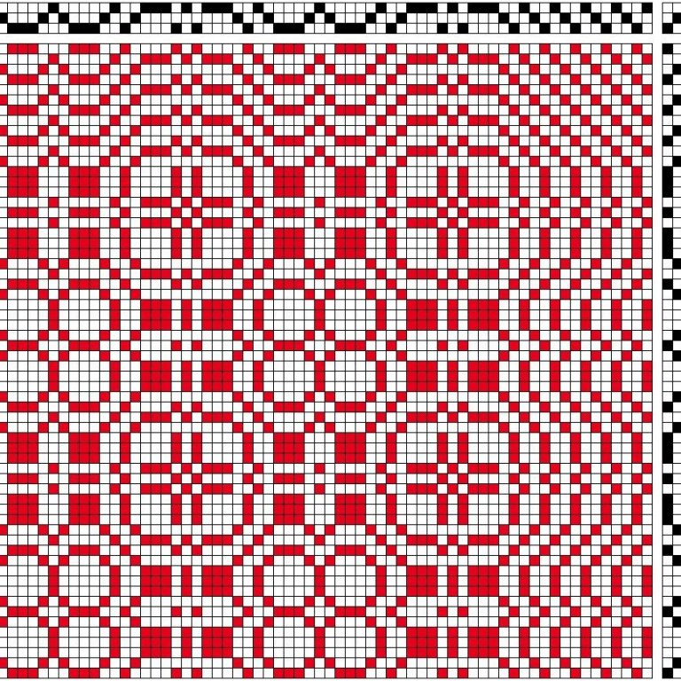 Three-block pattern.
