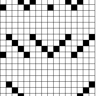 Inndráttarmunstur fyrir rósabandavefnað