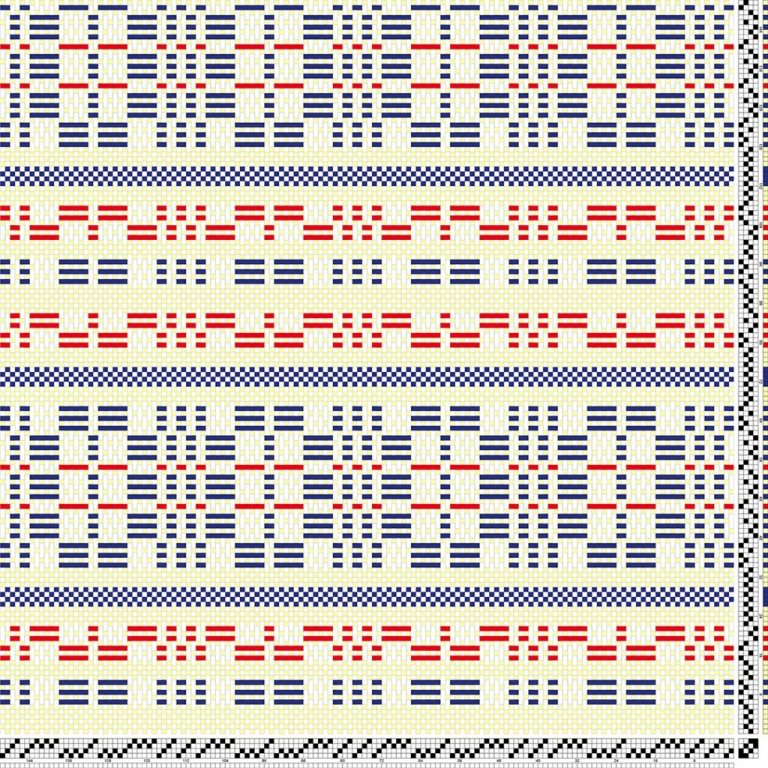 Inndráttar- og stigmunstur fyrir stækkaða salúnrós