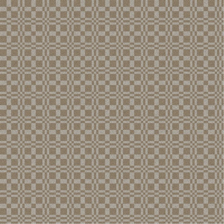 Fabric display of 3-block pattern.