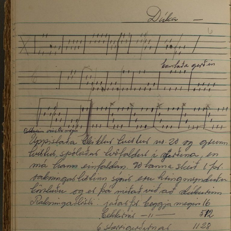 Úr gögnum Solveigar Arnórsdóttur