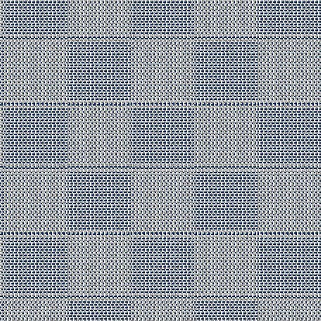 Heildarmynd af kaflaskiptri tvöfaldri bindingu, bindimunstur hér næst á undan