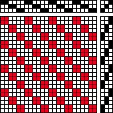 Draft for expanded twill.