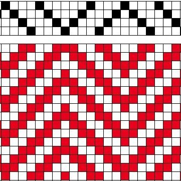 Draft for 2/2 pointed twill.