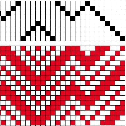 Draft for pointed twill.