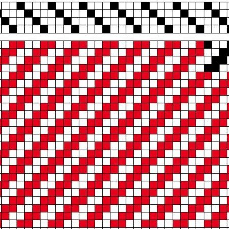 Draft for 2/2 twill.