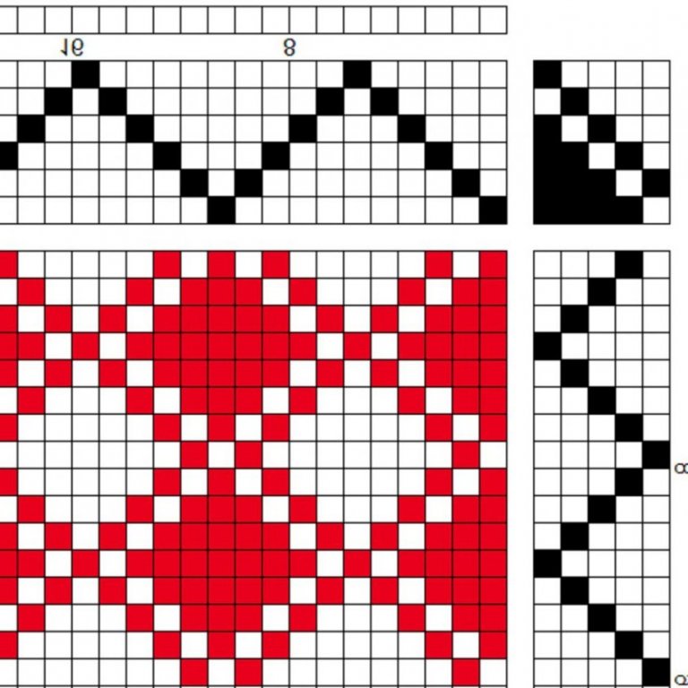 Waffle weave on 6 shafts and 5 treadles.