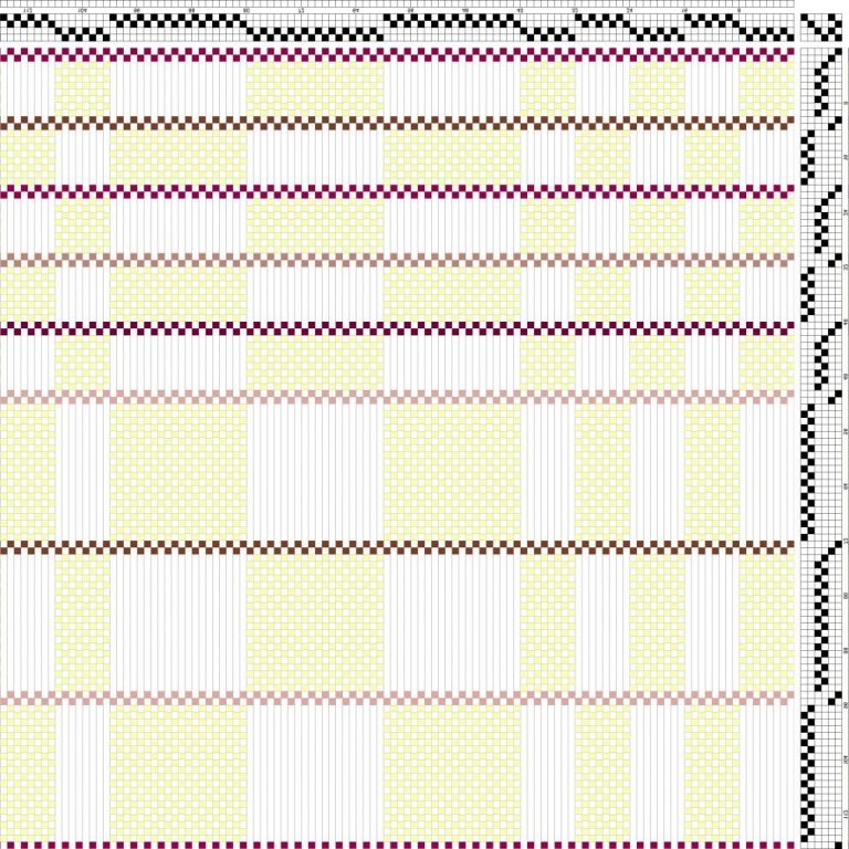 Color draft for a simple form of hulpiket.