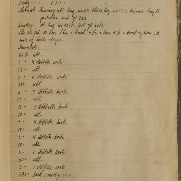 Úr gögnum Guðrúnar Jónasdóttur frá námsárunum 1938 - ´39