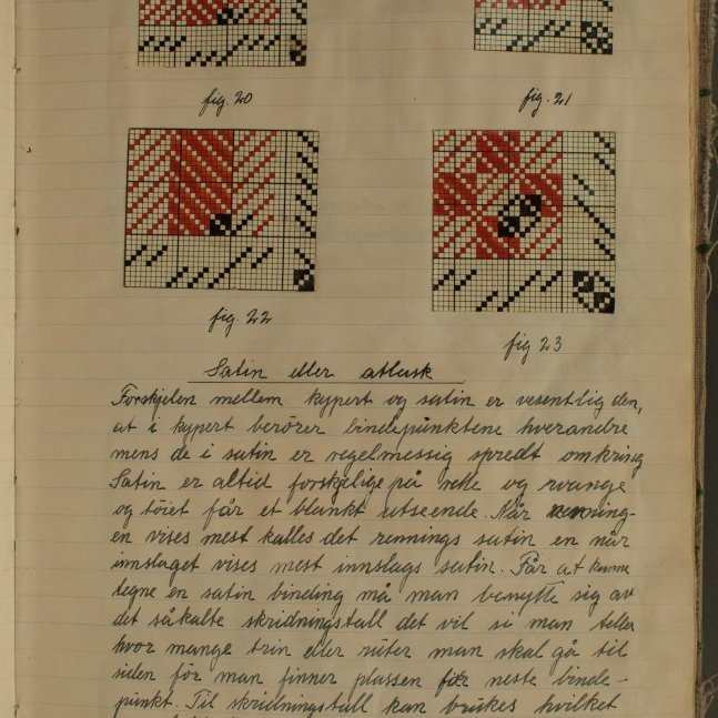 Úr gögnum Guðrúnar Jónasdóttur frá námsárunum 1938 - ´39