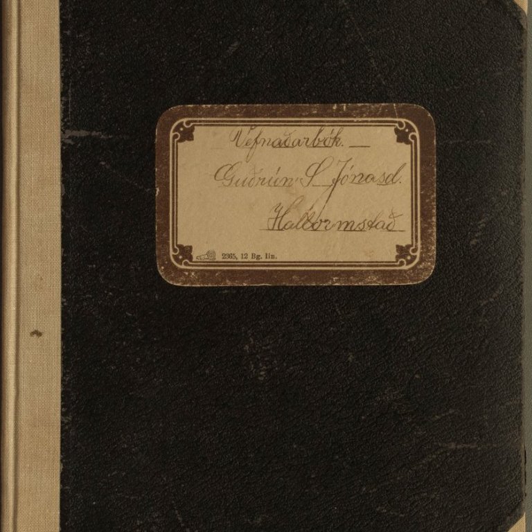 Úr elstu gögnum Guðrúnar Jónasdóttur, 1933 - 1934