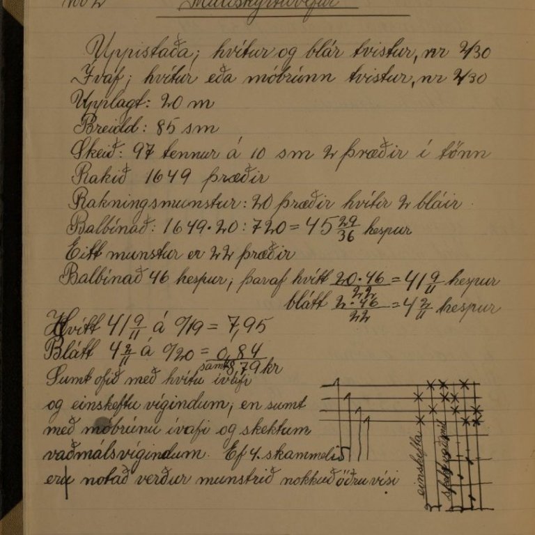 Úr elstu gögnum Guðrúnar Jónasdóttur, 1933 - 1934