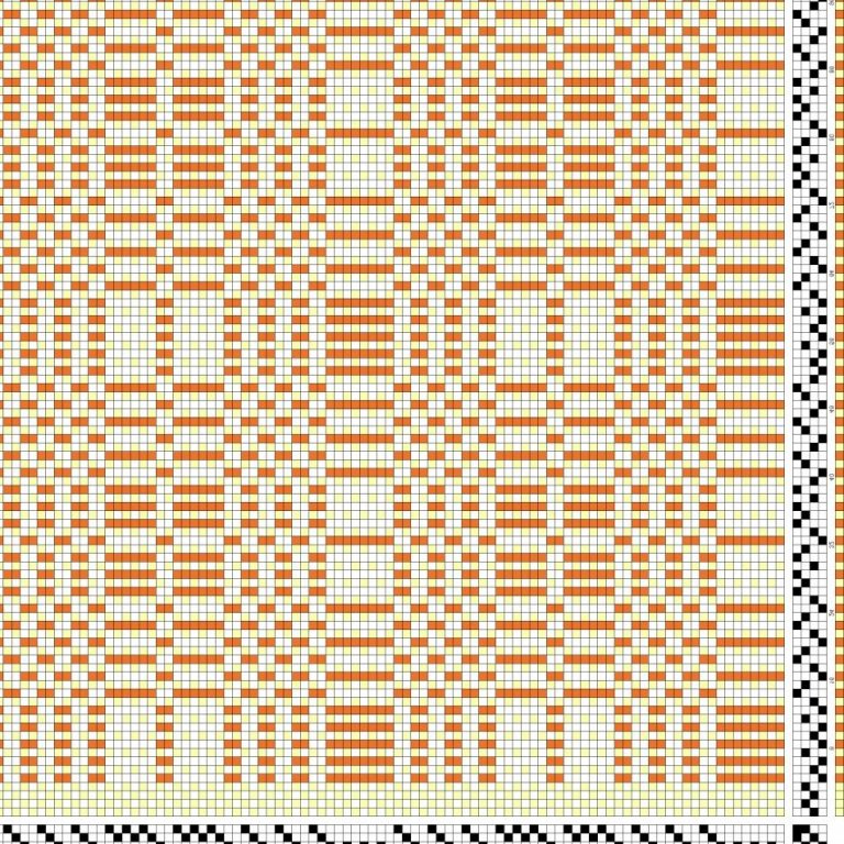 Curtains in monk's belt