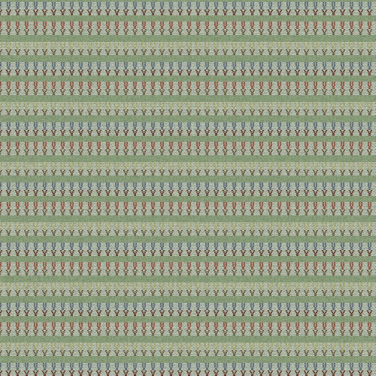 Upholstery fabric in self-patterned weave