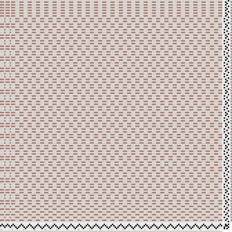 Simplified huck (halvdrall)