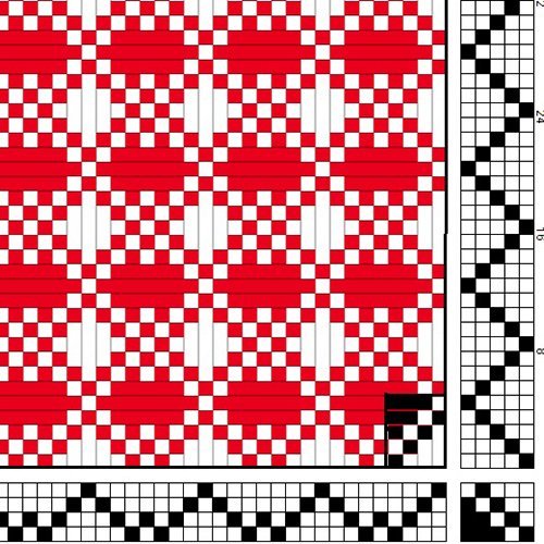 Bath towel in waffle weave